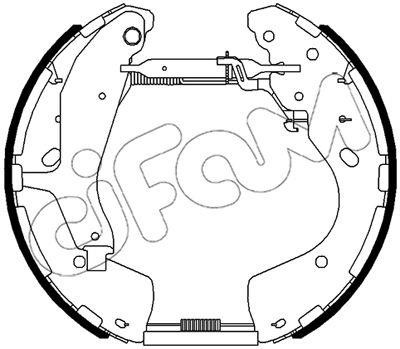 Cifam 151-521 Brake shoe set 151521: Buy near me in Poland at 2407.PL - Good price!