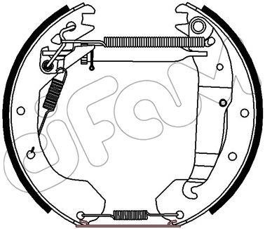 Cifam 151445 Brake shoe set 151445: Buy near me in Poland at 2407.PL - Good price!