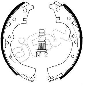 Cifam 153-416 Parking brake shoes 153416: Buy near me in Poland at 2407.PL - Good price!