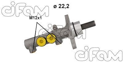Cifam 202-1186 Brake Master Cylinder 2021186: Buy near me in Poland at 2407.PL - Good price!