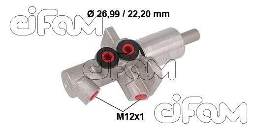 Cifam 202877 Brake Master Cylinder 202877: Buy near me at 2407.PL in Poland at an Affordable price!