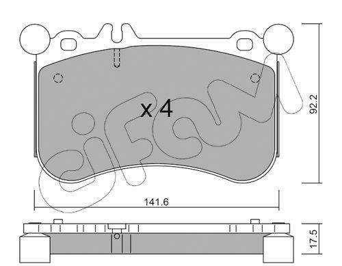 Cifam 822-1133-0 Scheibenbremsbeläge, Set 82211330: Kaufen Sie zu einem guten Preis in Polen bei 2407.PL!