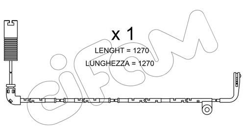 Cifam SU254 Czujnik zużycia klocków hamulcowych SU254: Dobra cena w Polsce na 2407.PL - Kup Teraz!