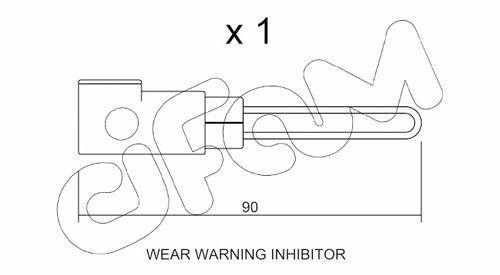 Cifam SU258 Датчик износа тормозных колодок SU258: Отличная цена - Купить в Польше на 2407.PL!