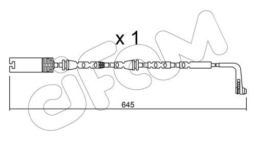 Cifam SU297 Czujnik zużycia klocków hamulcowych SU297: Dobra cena w Polsce na 2407.PL - Kup Teraz!