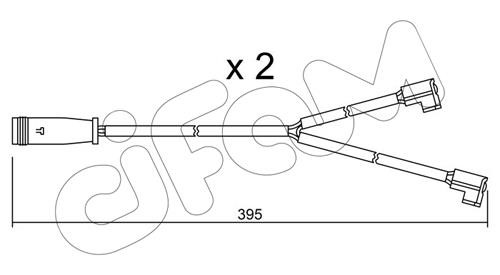 Cifam SU174K Styk ostrzegawczy, zużycie okładzin hamulcowych SU174K: Dobra cena w Polsce na 2407.PL - Kup Teraz!