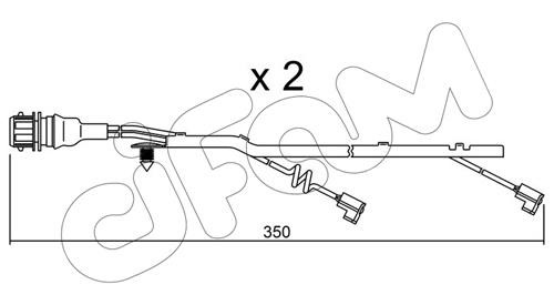 Cifam SU182K Styk ostrzegawczy, zużycie okładzin hamulcowych SU182K: Dobra cena w Polsce na 2407.PL - Kup Teraz!