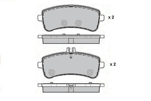 ETF 121623 Brake Pad Set, disc brake 121623: Buy near me in Poland at 2407.PL - Good price!