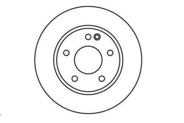 ETF 19-0112 Unventilated front brake disc 190112: Buy near me at 2407.PL in Poland at an Affordable price!