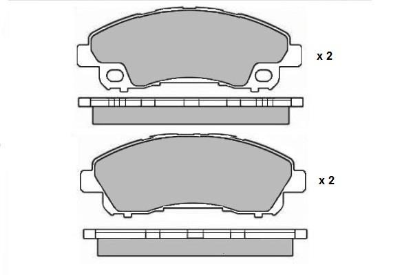 ETF 12-1706 Brake Pad Set, disc brake 121706: Buy near me at 2407.PL in Poland at an Affordable price!