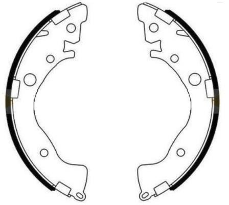 ETF 09-0739 Parking brake shoes 090739: Buy near me at 2407.PL in Poland at an Affordable price!