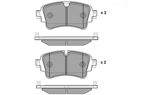 ETF 12-1679 Rear disc brake pads, set 121679: Buy near me at 2407.PL in Poland at an Affordable price!