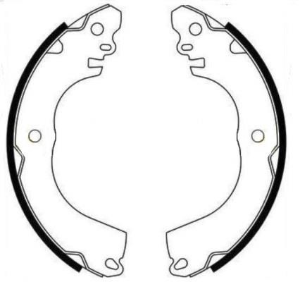 ETF 09-0737 Parking brake shoes 090737: Buy near me in Poland at 2407.PL - Good price!