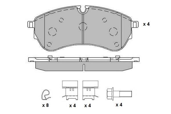 ETF 12-1759 Brake Pad Set, disc brake 121759: Buy near me at 2407.PL in Poland at an Affordable price!
