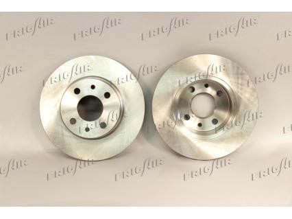 Frig air DC04.112 Rear brake disc, non-ventilated DC04112: Buy near me in Poland at 2407.PL - Good price!