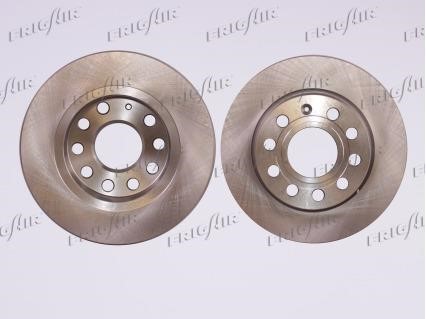 Frig air DC10109 Rear brake disc, non-ventilated DC10109: Buy near me in Poland at 2407.PL - Good price!
