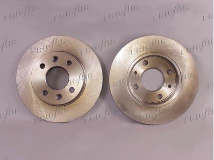 Frig air DC09107 Unventilated front brake disc DC09107: Buy near me in Poland at 2407.PL - Good price!
