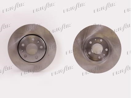Frig air DC09.110 Rear brake disc, non-ventilated DC09110: Buy near me in Poland at 2407.PL - Good price!
