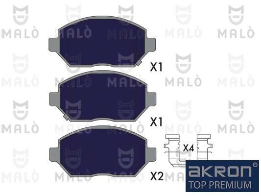 Malo 1051361 Brake Pad Set, disc brake 1051361: Buy near me at 2407.PL in Poland at an Affordable price!