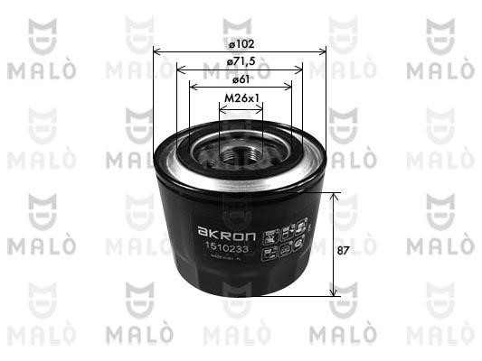 Malo 1510233 Oil Filter 1510233: Buy near me at 2407.PL in Poland at an Affordable price!
