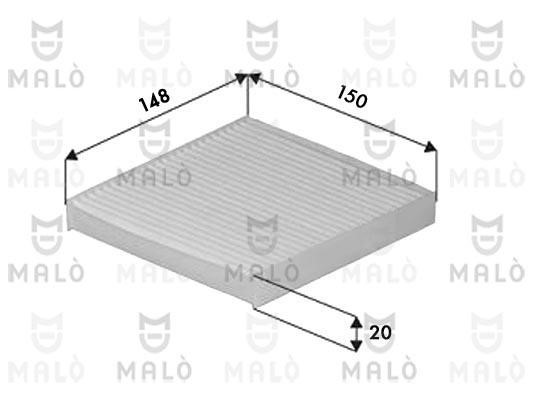 Malo 1532621 Filter, interior air 1532621: Buy near me in Poland at 2407.PL - Good price!