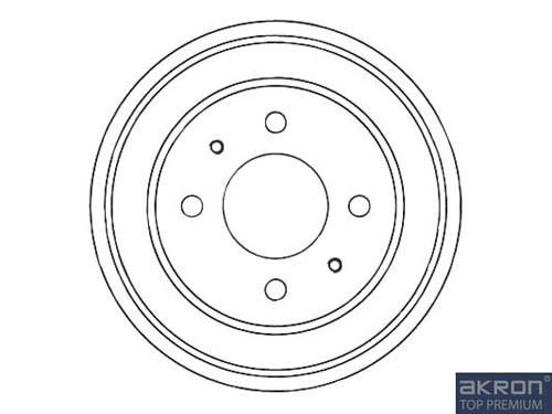 Malo 1120044 Тормозной барабан 1120044: Отличная цена - Купить в Польше на 2407.PL!