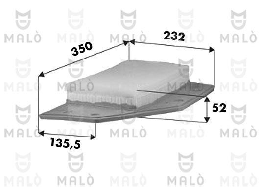 Malo 1500663 Air filter 1500663: Buy near me in Poland at 2407.PL - Good price!