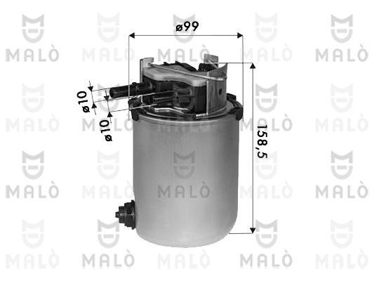 Malo 1520246 Топливный фильтр 1520246: Отличная цена - Купить в Польше на 2407.PL!