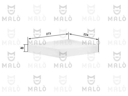 Malo 1532481 Filter, interior air 1532481: Buy near me at 2407.PL in Poland at an Affordable price!