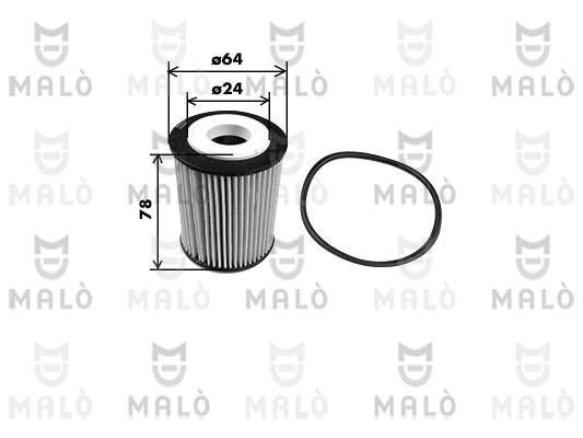 Malo 1510251 Масляный фильтр 1510251: Отличная цена - Купить в Польше на 2407.PL!