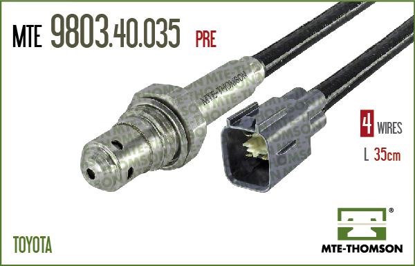 MTE-Thomson 980340035 Lambda sensor 980340035: Buy near me in Poland at 2407.PL - Good price!