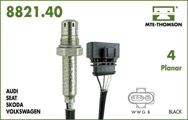 MTE-Thomson 8821.40.088 Lambda sensor 882140088: Buy near me at 2407.PL in Poland at an Affordable price!