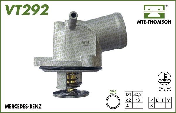 MTE-Thomson VT29287 Thermostat, coolant VT29287: Buy near me in Poland at 2407.PL - Good price!