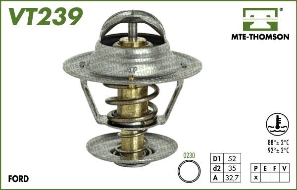 MTE-Thomson VT23988 Thermostat, coolant VT23988: Buy near me in Poland at 2407.PL - Good price!