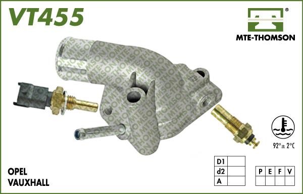 MTE-Thomson VT45592 Thermostat, coolant VT45592: Buy near me in Poland at 2407.PL - Good price!