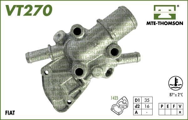 MTE-Thomson VT27087 Thermostat, coolant VT27087: Buy near me in Poland at 2407.PL - Good price!