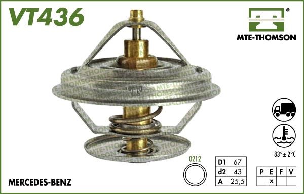MTE-Thomson VT43671 Thermostat, coolant VT43671: Buy near me in Poland at 2407.PL - Good price!