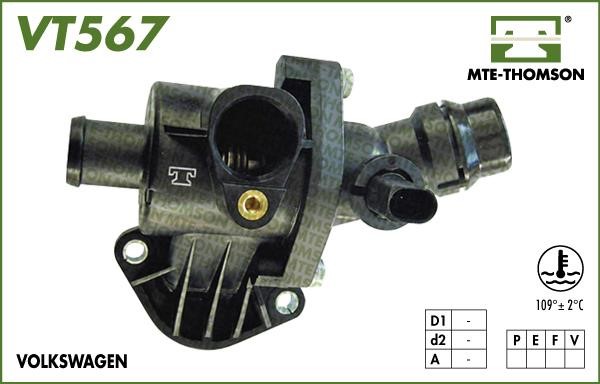 MTE-Thomson VT567.109 Thermostat, coolant VT567109: Buy near me at 2407.PL in Poland at an Affordable price!