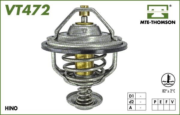 MTE-Thomson VT472.82 Термостат, охлаждающая жидкость VT47282: Отличная цена - Купить в Польше на 2407.PL!