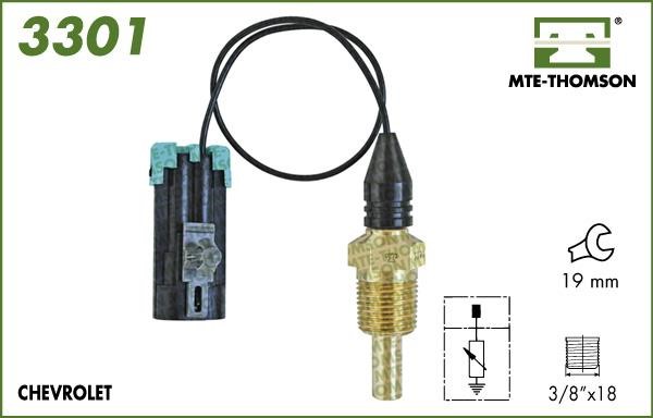 MTE-Thomson 3301 Sensor, coolant temperature 3301: Buy near me in Poland at 2407.PL - Good price!