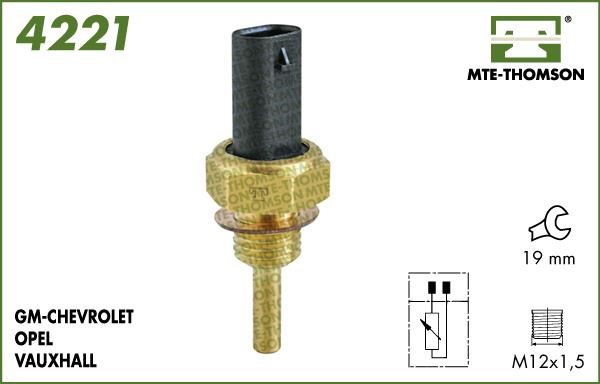 MTE-Thomson 4221 Sensor, coolant temperature 4221: Buy near me in Poland at 2407.PL - Good price!
