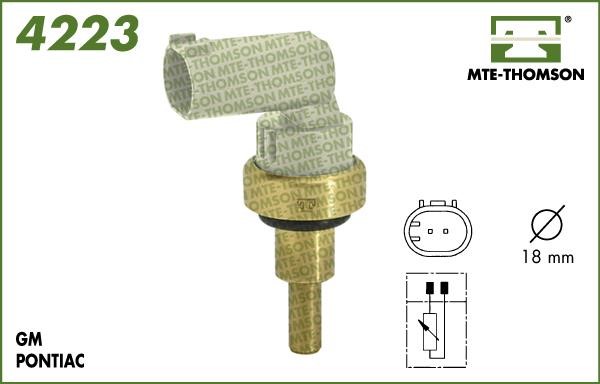 MTE-Thomson 4223 Sensor, coolant temperature 4223: Buy near me in Poland at 2407.PL - Good price!