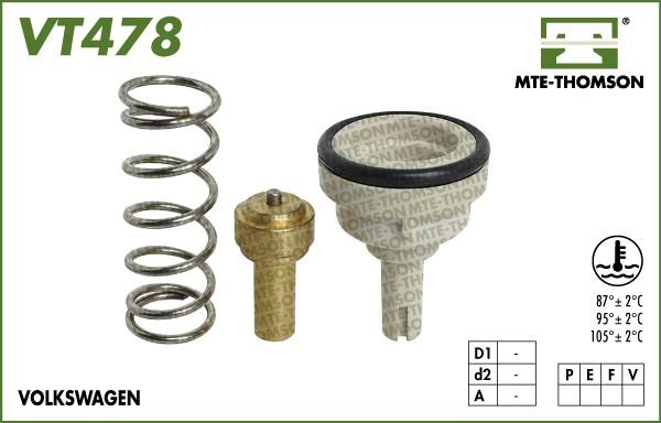 MTE-Thomson VT478.105 Thermostat, coolant VT478105: Buy near me in Poland at 2407.PL - Good price!