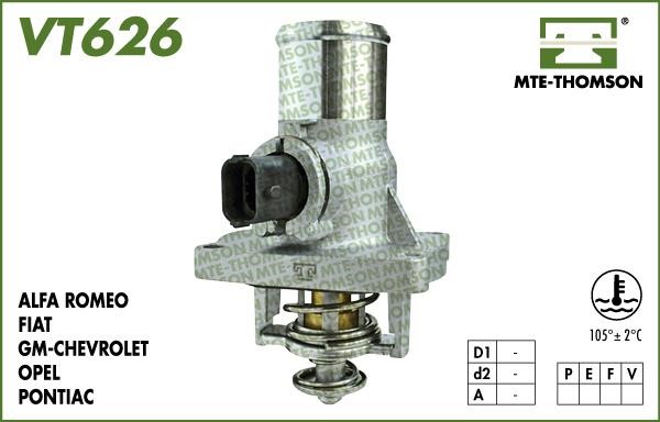 MTE-Thomson VT626.105 Thermostat, coolant VT626105: Buy near me in Poland at 2407.PL - Good price!
