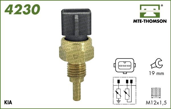 MTE-Thomson 4230 Sensor, coolant temperature 4230: Buy near me in Poland at 2407.PL - Good price!