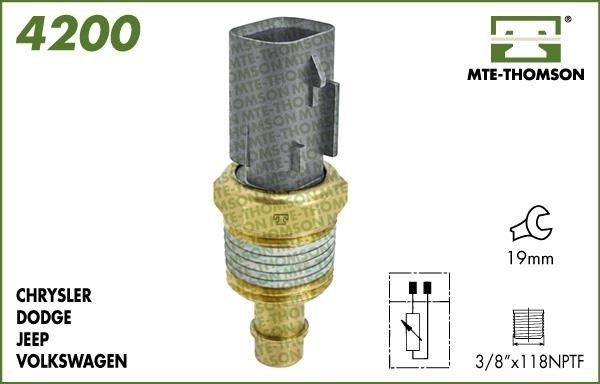 MTE-Thomson 4200 Датчик, температура охолоджувальної рідини 4200: Купити у Польщі - Добра ціна на 2407.PL!