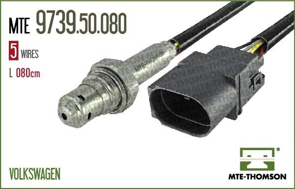 MTE-Thomson 9739.50.080 Lambda Sensor 973950080: Buy near me in Poland at 2407.PL - Good price!