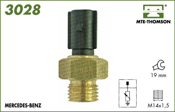 MTE-Thomson 3028 Sensor, coolant temperature 3028: Buy near me in Poland at 2407.PL - Good price!