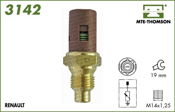 MTE-Thomson 3142 Sensor, coolant temperature 3142: Buy near me in Poland at 2407.PL - Good price!