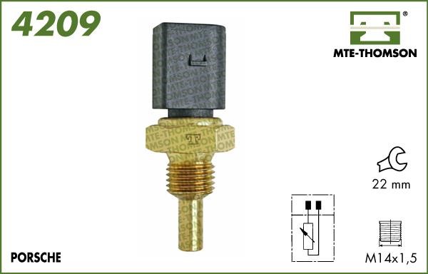 MTE-Thomson 4209 Sensor, coolant temperature 4209: Buy near me in Poland at 2407.PL - Good price!